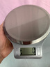 香山电子秤厨房秤 咖啡秤 烘焙秤 不锈钢大秤面 1g/5kg 电池款 实拍图