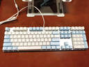 达尔优（dareu）EK815机械合金键盘 有线键盘 游戏键盘 108键单光 男生女生 电脑键盘  白色蓝色 青轴 实拍图