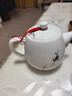 金岚玉 现代中式珐琅彩虞美人骨瓷茶壶大号小号单壶沏花茶壶带过滤小孔 玉兰花开-长富宫壶-中号 实拍图