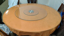 卓博餐桌转盘钢化玻璃转盘圆桌饭桌圆台桌面转盘BZP1-78cm 实拍图