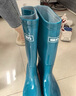 回力雨鞋女时尚户外下雨天防水雨靴水鞋耐磨胶鞋6813墨绿高筒38 实拍图