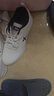 特步运动鞋男鞋跑步鞋冬季加绒皮面防水轻便减震休闲慢跑鞋棉鞋白色 实拍图