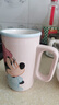 迪士尼可爱喝水高颜值马克杯卡通办公室家用陶瓷杯子咖啡情侣水杯 米妮-乐迪直身杯（无礼盒） 实拍图