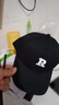 【热巴同款】加大棒球帽帽子男女大头围显脸小春夏字母百搭棒球帽 刺绣款-黑色 实拍图