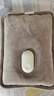 彩虹热水袋暖手宝充电暖宝宝暖水袋注水暖手袋热敷暖肚子暖脚 灰色 实拍图