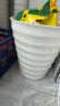 九千谷大花盆仿陶瓷特大号螺纹桶白色2个装口径32.5*高36cm不含托3835 实拍图