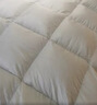 无印良品100%白鹅绒丝被子羽毛被冬被芯约5.9斤【填充1800g】200*230cm 实拍图