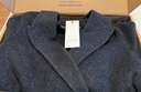 麦檬【1680人生大衣13%+羊绒】MM万件+爆款毛呢外套羊毛女25冬新品 正肩戗驳领-深灰5G9970332 M 实拍图