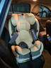 Heekin德国 儿童安全座椅汽车用0-4-12岁婴儿宝宝360度旋转ISOFIX硬接口 时尚灰(ISOFIX+360度旋转) 实拍图