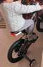 优贝（RoyalBaby）儿童自行车男女童车脚踏车 4岁5岁山地车 表演车14寸 银色 实拍图