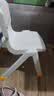 禧天龙靠背椅子家用加厚娃娃板凳宝宝小坐椅幼儿园塑料防滑可叠放小凳子 大号奶油白 1个装【升级脚套防滑】 【优选PP原料】 实拍图