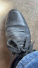 红蜻蜓男鞋平底秋冬牛皮休闲鞋男圆头商务正装皮鞋男WTA306871黑色39 实拍图