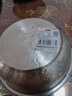 美厨（MAXCOOK）加厚304不锈钢汤盆22CM 洗菜盆调料盆和面盆MCWATP22 加宽加深 实拍图