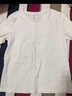 京东京造【液氨抗皱】t恤男男士t恤纯棉白小T衣服短袖 白色 XL 实拍图