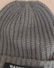 回力（Warrior）针织帽子男冬季大头围户外休闲毛线帽女大头粗线显脸小保暖堆堆帽 针织灰【秋冬热卖款】 高弹力【55-62CM】 实拍图