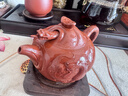 百年利永宜兴紫砂壶纯全手工原矿朱泥鱼化龙壶功夫茶具泡茶壶 实拍图