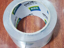 得力（deli）高品质高透明封箱胶带仓库打包胶带 60mm*100y*50um(91.4m/卷) 6卷/筒 办公用品防风胶带 30325 实拍图