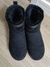 骆驼（CAMEL）雪地靴女百搭舒适暖绒平跟套筒保暖靴 L23W275157 黑色 37  实拍图