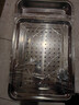 宇太（YUTAI）304不锈钢方盘滤水沥油茶盘饺子盘带孔盘子茶水盘 39.5cm 实拍图