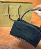 CHARLES&KEITH鳄鱼纹凯莉包手提斜挎婚包包女包生日情人节礼物CK2-50270880-1 Black黑色 S 实拍图