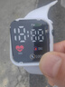 其他品牌高颜值LED手表时尚方形学生科技感超强夜光数字个性运动 白色 实拍图