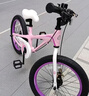 优贝（RoyalBaby）儿童自行车5-9岁男女学生通勤镁合金单车月亮系列 宇航员18寸粉色 实拍图