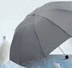 天堂 加大雨伞三折 晴雨两用商务伞经典格纹10骨大雨伞男女 天际灰 实拍图