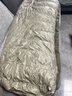 黑冰（BLACKICE）新款【A系列信封式羽绒睡袋】成人户外露营单人鸭绒睡袋可拼接 (新标准)A1000/黑色 M 实拍图
