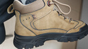 骆驼（CAMEL）工装马丁靴城市户外中帮登山厚底徒步鞋 G14W342614 卡其 41  实拍图