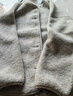 优衣库女装男装仿羊羔绒摇粒绒休闲开衫长袖宽松外套冬新款479616 02 浅灰色 L 实拍图