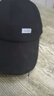 【热巴同款】加大棒球帽帽子男女大头围显脸小春夏字母百搭棒球帽 侧标-黑色 实拍图
