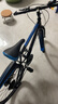 百士盾儿童自行车山地单车6-16岁以上学生减震双碟刹越野中小男女孩赛车 旗舰版7速【辐条轮】黑蓝色 22寸丨适身高135-155丨 实拍图