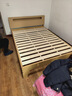图柔【顺丰闪发】床实木床现代简约双人床主卧大床单人床出租床 单床【促销款】 1.5*2米 框架结构 实拍图