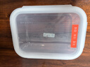 乐扣乐扣大容量耐热玻璃保鲜盒微波炉饭盒密封便当盒餐盒冰箱收纳盒1L 实拍图