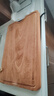 双枪乌金檀木整木菜板 百年龄砧板家用切菜案板抗菌实木菜板50*33*3 实拍图