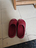 朴西新款EVA踩屎感厚底拖鞋女士居家室内情侣拖鞋男 安哥拉红 37-38 实拍图