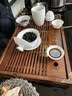 唐丰高端功夫茶具茶盘简约家用客厅茶杯托盘长方形排水沥水茶台带排水 富贵有余不锈钢42.3*27.6cm 实拍图
