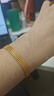 周生生情人节黄金足金手链女款 简约素圈金手饰 89873B计价18厘米12.2克 晒单实拍图