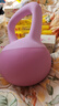 乐系（lexi）软壶铃女健身家用练臀软式壶铃运动力量训练提壶哑铃 5公斤木槿紫 实拍图