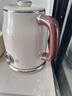 美的（Midea）艺术家电热水壶烧水壶自动断电婴儿调奶 1.6L大容量 316L母婴级不锈钢恒温壶 精准控温年货 63-Q 实拍图