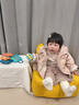 AMI婴儿沙发椅0到6岁小月龄宝宝儿童小沙发小孩坐凳可坐可躺 萌趣蛋黄|久坐不塌 【中号】0-4岁 实拍图