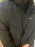 361°连帽羽绒服男冬季新款防水防油防污科技防钻绒羽绒服保暖运动外套 【推荐】【男款】超级黑 XL 实拍图