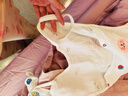 9i9婴儿肚兜纯棉纱布夏薄新生儿护肚背心宝宝睡袋连体衣2件A175 实拍图