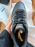 安踏男鞋革面防泼水跑步鞋男黑色轻便防滑休闲鞋运动鞋旅游鞋子男 实拍图