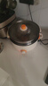 荣事达（Royalstar）电煮锅多功能蒸煮煎炒一体电热锅宿舍学生煮面锅家用电火锅一锅多用途电炒锅炒菜不粘锅插电小电锅 多功能电煮锅【带蒸笼】送8礼 特厚款28cm（适合4-6人） 实拍图