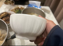 顺祥轻奢碗碟套装陶瓷米饭碗家用高档釉下彩纯白简约碗盘餐具汤面碗 5英寸饭碗 实拍图