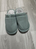 回力日系柔软情侣棉拖秋冬家居室内保暖棉鞋女款HL0006绿色36-37码 实拍图