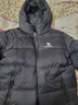 骆驼火山羽绒服2.0男高绒量保暖外套女可拆卸帽户外防风面包羽绒服 暗夜黑/暗夜黑 男女同款,7130C XL 实拍图