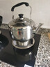特厚不锈钢大容量烧水壶鸣笛开水壶家用煤气燃气电磁炉鸣音中宝壶 不锈钢鸣音烧水壶6升 实拍图