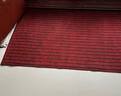京东京造 条纹拉绒入户垫 家用可裁剪除尘防滑吸水地垫进户门 红色60*90cm 实拍图